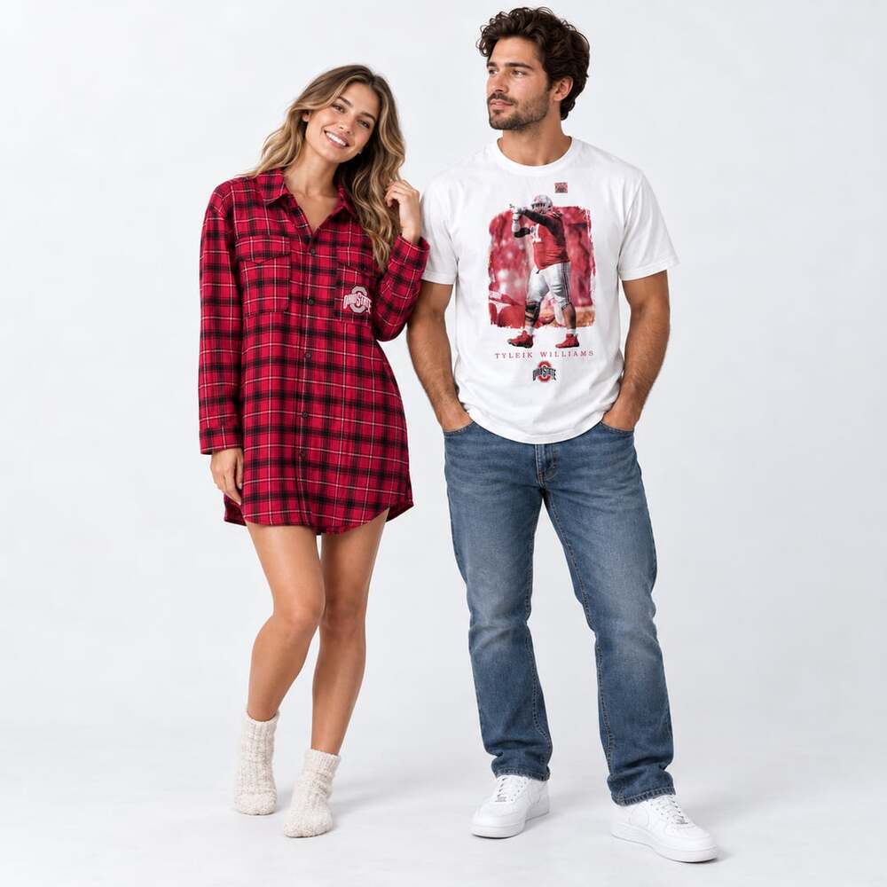 Ohio State Buckeyes 2-Piece His & Hers Fan Bundle Women’s S Men’s M
